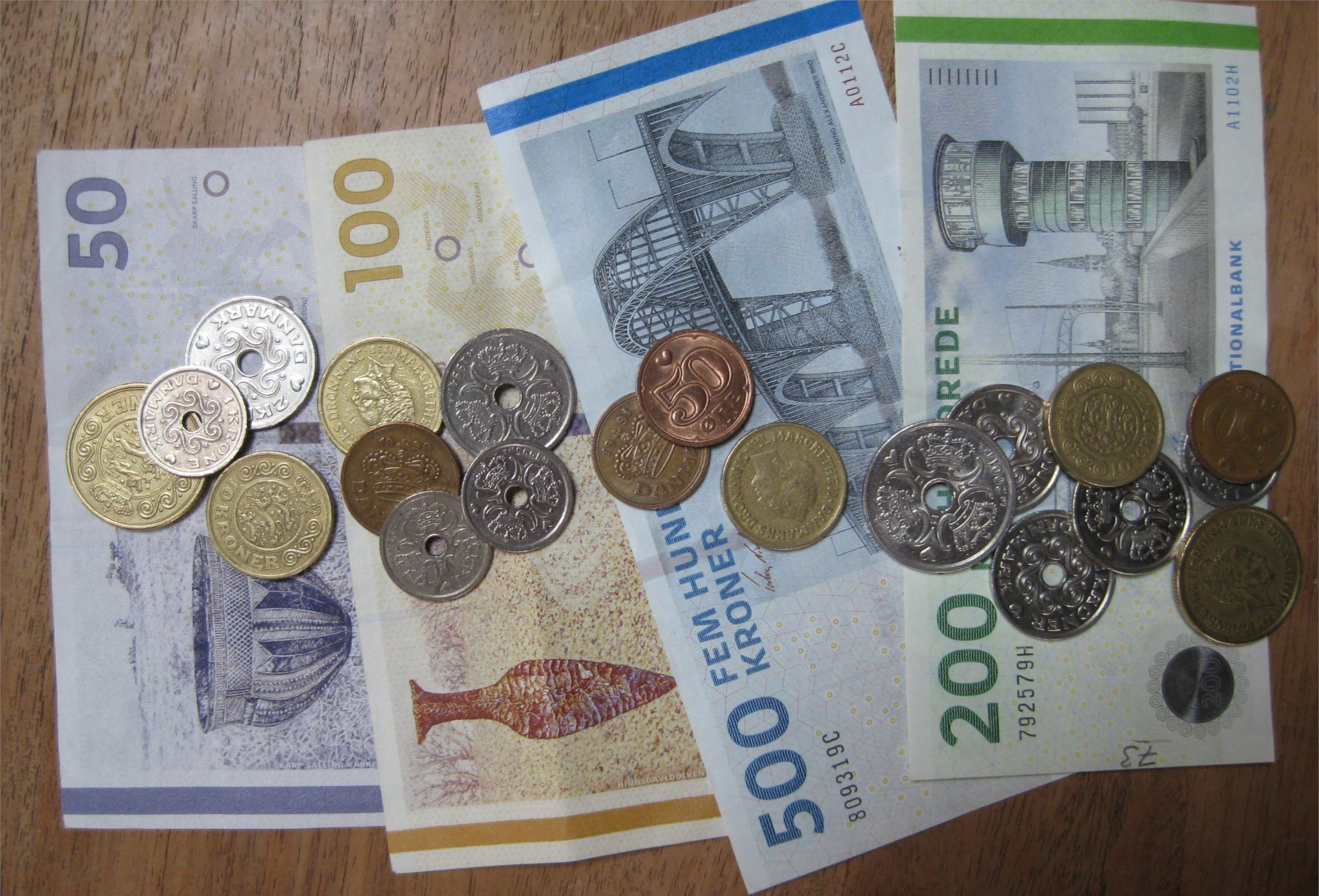 Danskar krónur. Danskar krónur.