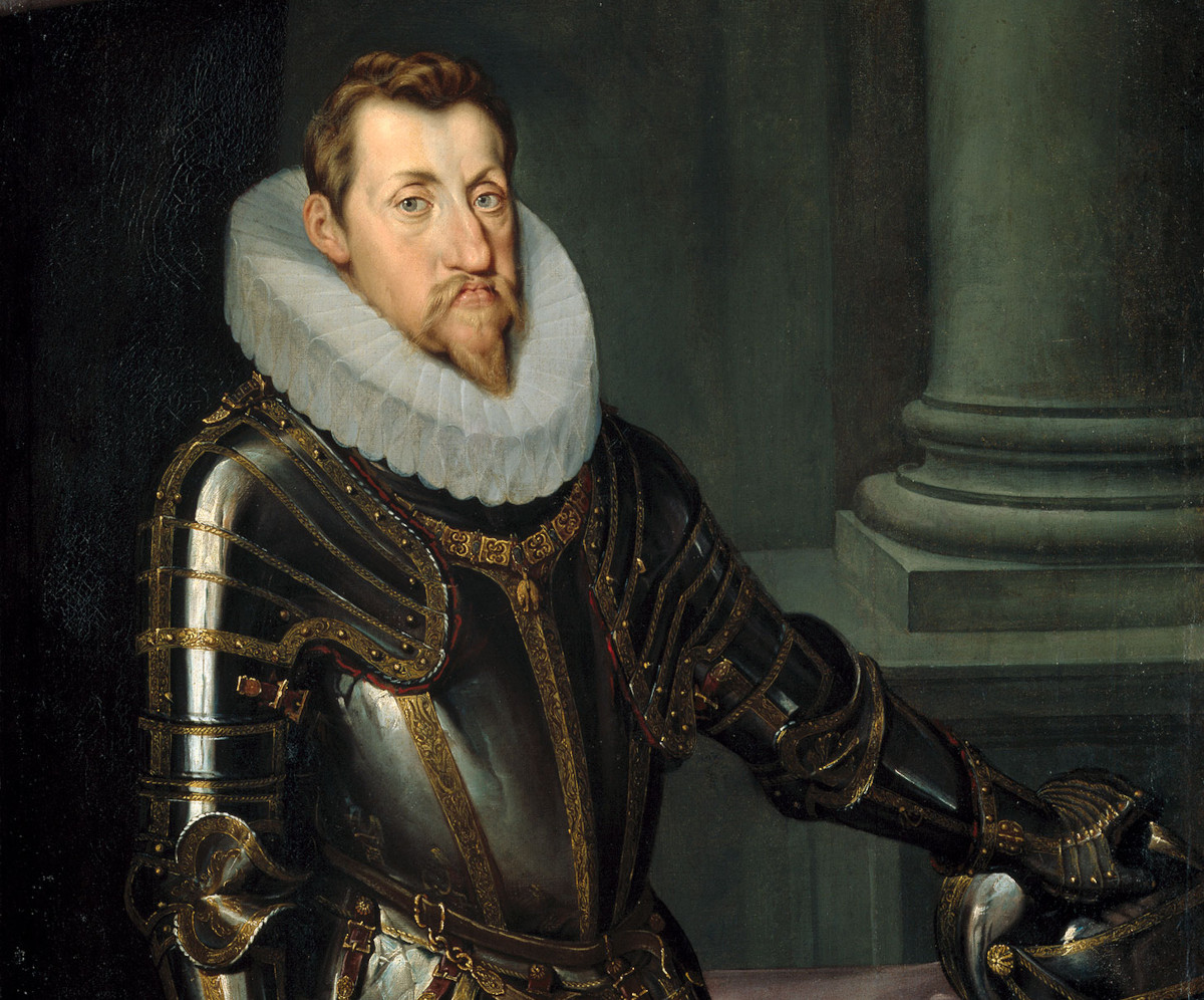Ferdinand II (1578-1637) konungur Bæheims og keisari yfir þýsk-rómverska keisaradæminu, var heittrúaður katólikki enda skólaður af Jesúítum. Ferdinand II (1578-1637) konungur Bæheims og keisari yfir þýsk-rómverska keisaradæminu, var heittrúaður katólikki enda skólaður af Jesúítum.